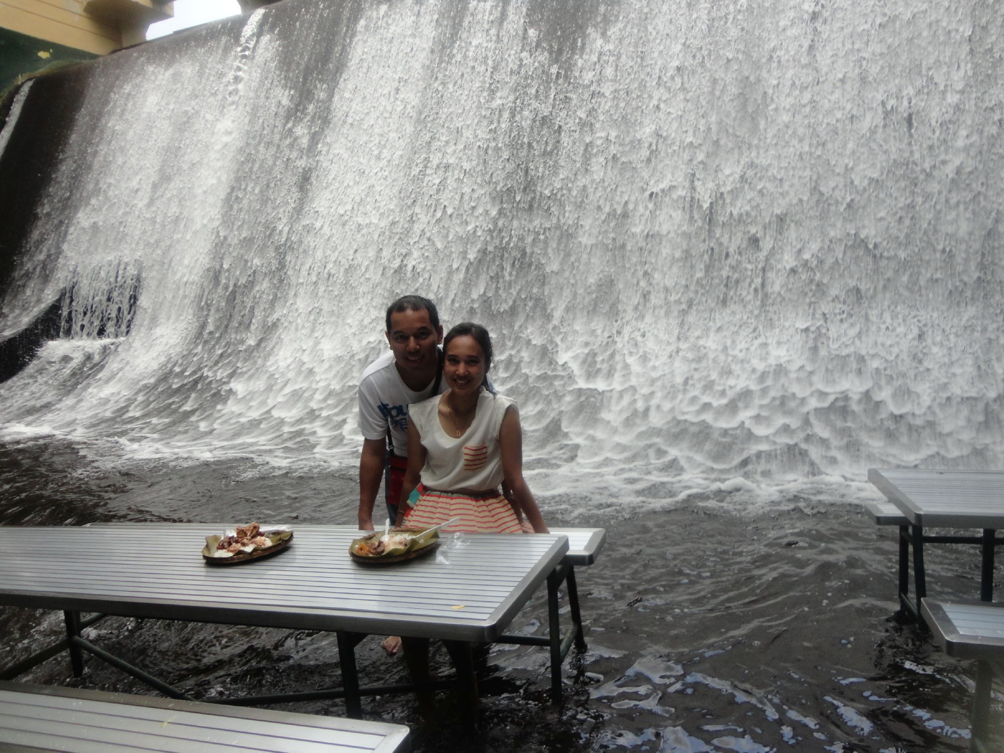 san pablo, waterfall restaurant