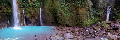 WISATA MEDAN: 3 JAM NGOS-NGOSAN MENUJU AIR TERJUN TELAGA 2 WARNA