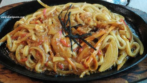 spicy seafood udon, suntiang