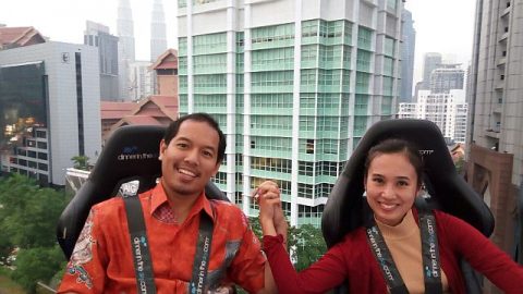 KULINER MALAYSIA: DINNER IN THE SKY, KARENA CANDLE LIGHT DINNER SUDAH TERLALU MAINSTREAM