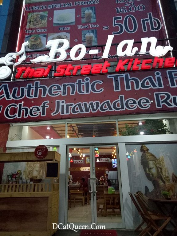 bo lan thai street Kitchen, kuliner alam sutera