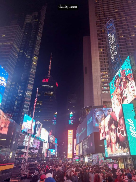 tahun baru new york di times square