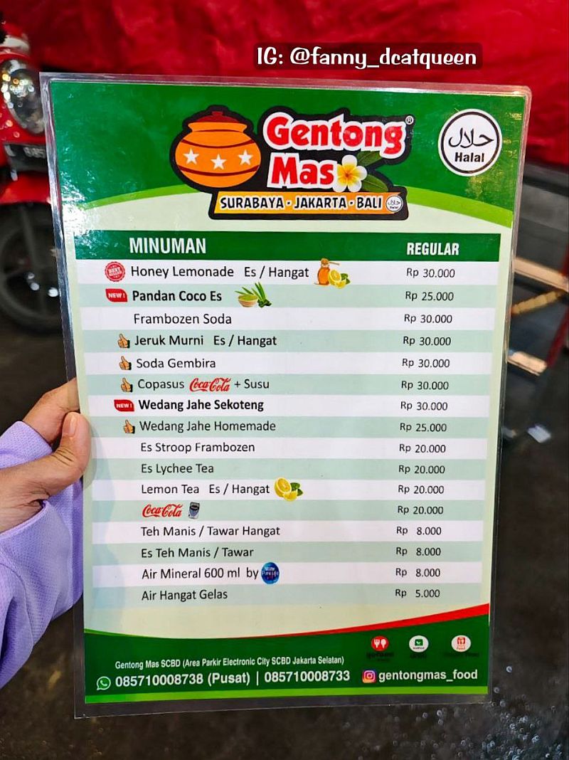 GENTONG MAS SCBD: NIKMATNYA SEPIRING NASI LIDAH SAPI SPESIAL