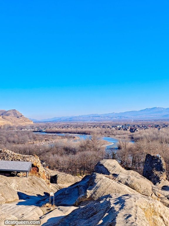 pemandangan di georgia ketika winter