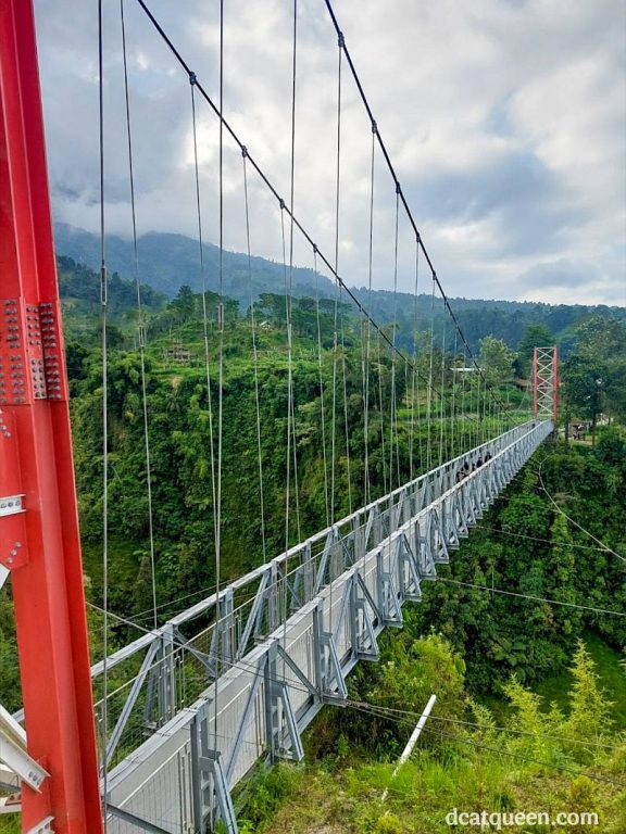jembatan gantung di daerah klaten