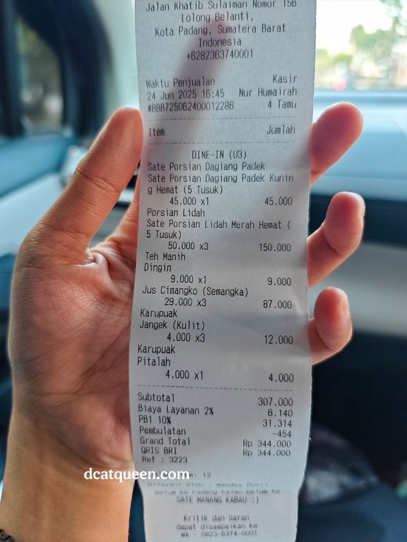kuliner mahal di padang