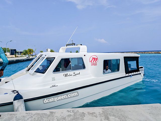 speed boat di maldives