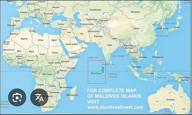 lokasi maldives di mana
