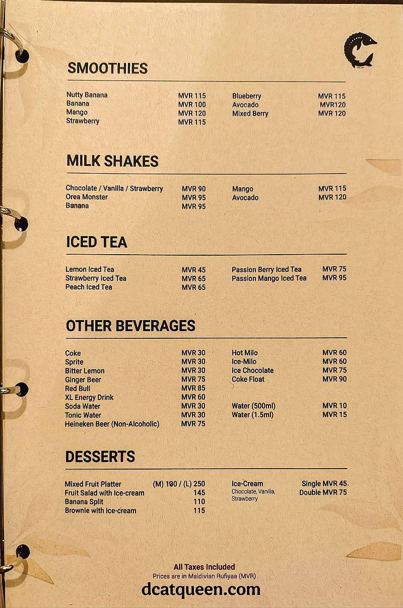 cafe estetik di maafushi maldives
