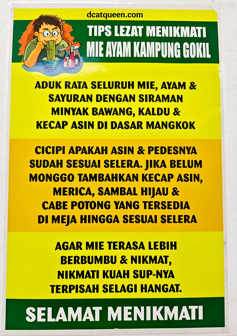 cara menikmati mia ayam